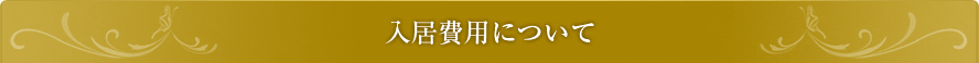 入居費用について